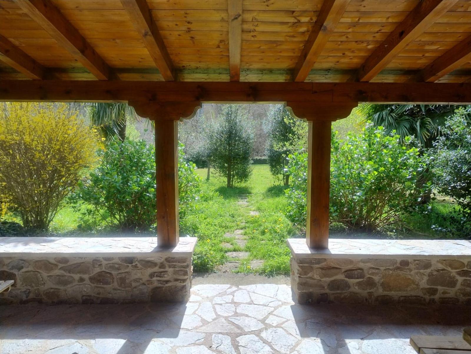 Amplia Y Comoda Casa De Piedra Con Porche Y Jardin Сан-Роке-де-Риомьера Экстерьер фото